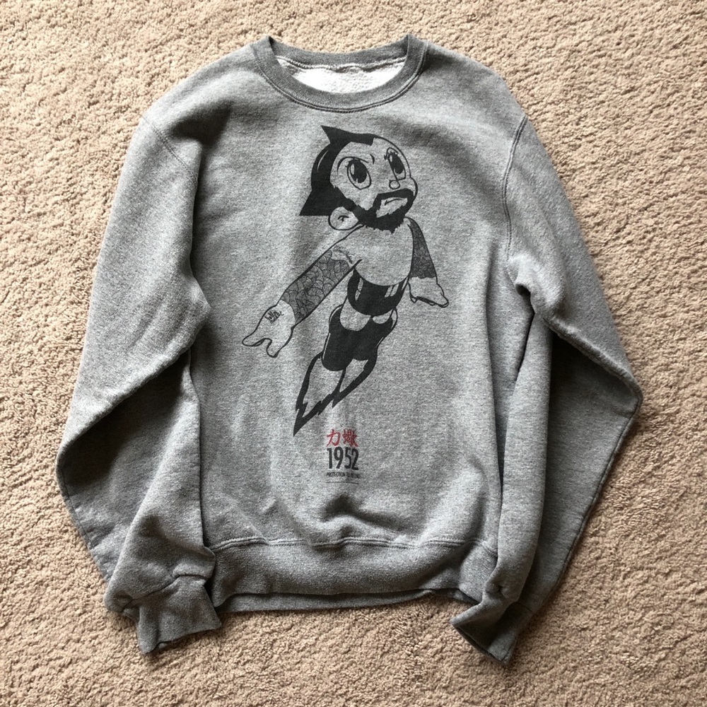 Atom boy crew neck sweatshirt